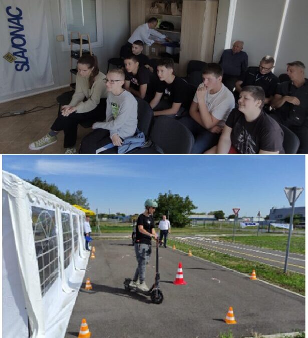 Prometno edukativni program HAK-a „Sigurna vožnja e-romobila“ proveden u Osijeku