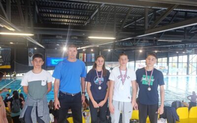 Na gradskom i županijskom natjecanju u plivanju naši učenici postigli su odlične rezultate