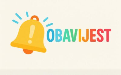 Obavijest o prijavama za upis u prvi razred