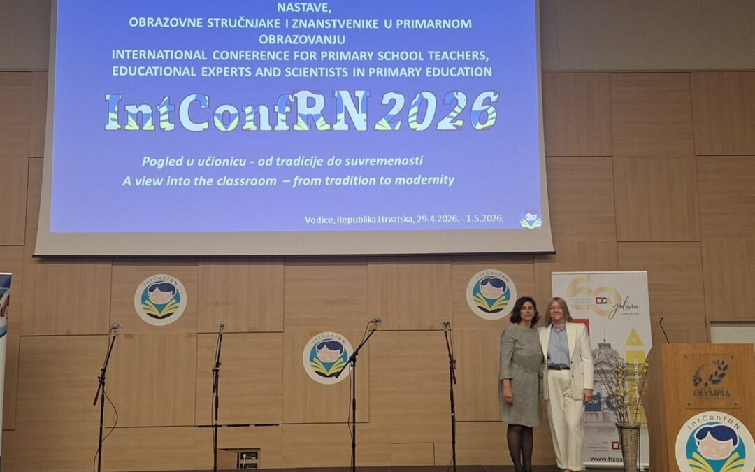 Učiteljice Ž. Klaić i T. Paris sudjelovale su na 5. MEĐUNARODNOJ KONFERENCIJI ZA UČITELJE RAZREDNE NASTAVE, OBRAZOVNE STRUČNJAKE I ZNANSTVENIKE U PRIMARNOM OBRAZOVANJU: Pogled u učionicu – od tradicije do suvremenosti