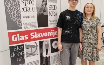 „Najosmaš“ Grada Osijeka je naš učenik Jakov Benić 8.b razreda