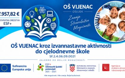 OŠ Vijenac potpisala Ugovor o dodjeli bespovratnih sredstava za provedbu projekta