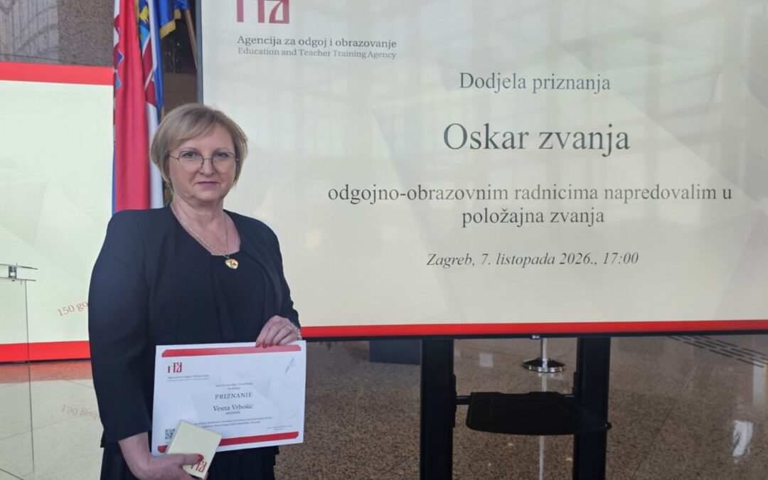 Priznanja „Oskar zvanja” učiteljicama i ravnateljici